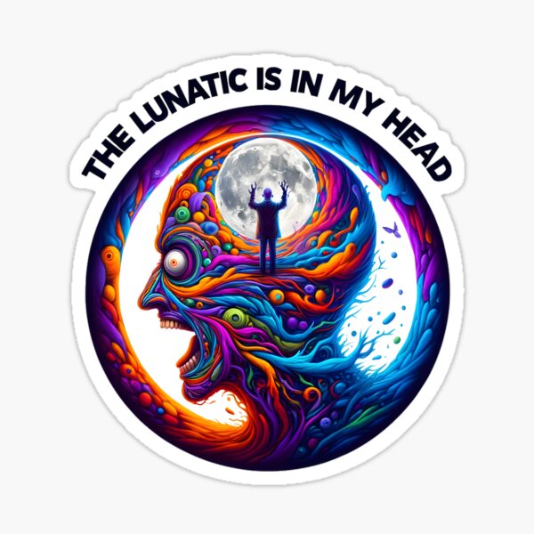 Item preview, Pink Floyd "Brain Damage" lyric t-shirt design: The lunatic is in my head designed and sold by Jason Haap.