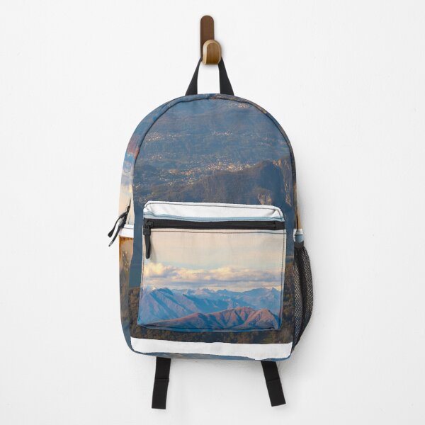 Item preview, Beautiful Mountainscape with Clouds and Lake Lugano and City of Lugano designed and sold by Mats Silvan.
