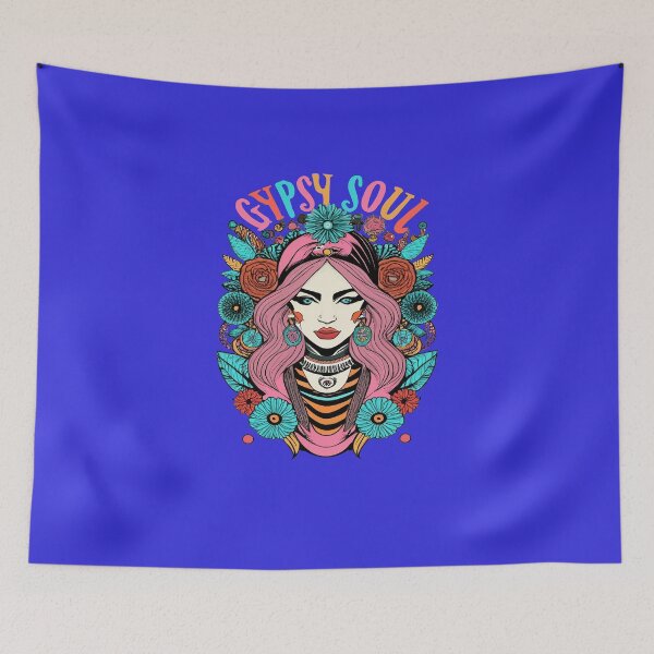 Item preview, Gypsy Soul. Unleash the free-spirited wanderer within you, a tribute to the nomadic lifestyle. A reminder to embrace your individuality, explore new horizons, and connect with the world around you.  designed and sold by bubblylive.
