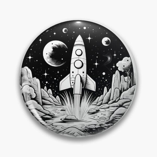 Item preview, Space Rocket designed and sold by DominDesigns.