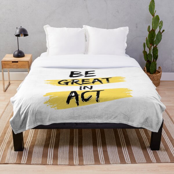 Item preview, Be Great In Act a motivational quote designed and sold by adlkh.