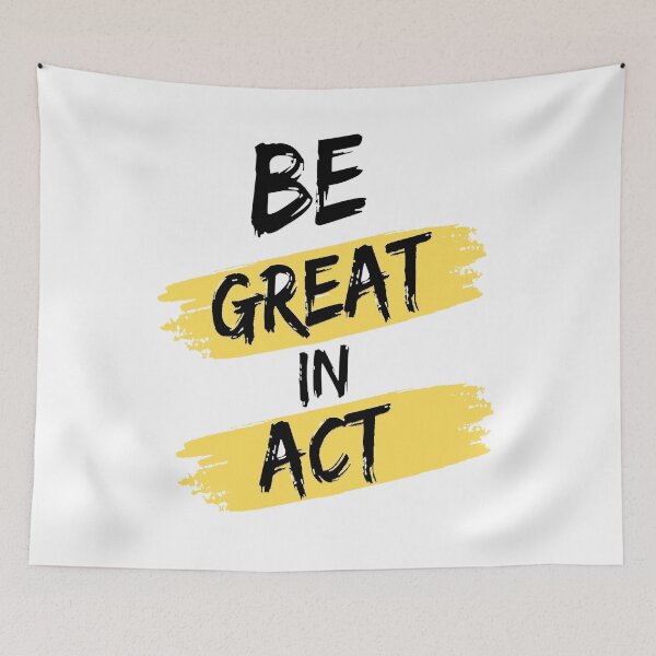 Item preview, Be Great In Act una cita motivadora designed and sold by adlkh.