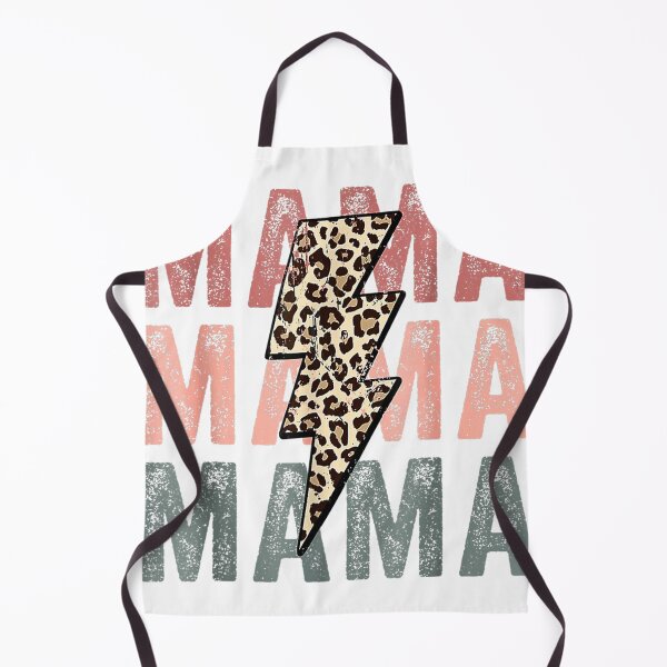 Artikelvorschau, Retro Mama Distressed Lightning Bolt Leopard entworfen und verkauft von PureHeaven ⭐⭐⭐⭐⭐.