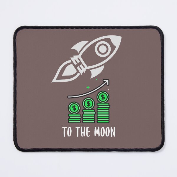 Item preview, Crypto to the moon design designed and sold by PrintCulture One.