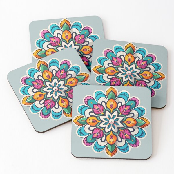 Item preview, Colorful Vibrant Rangoli Art-Design & Pattern designed and sold by Jollys-ArtShop.