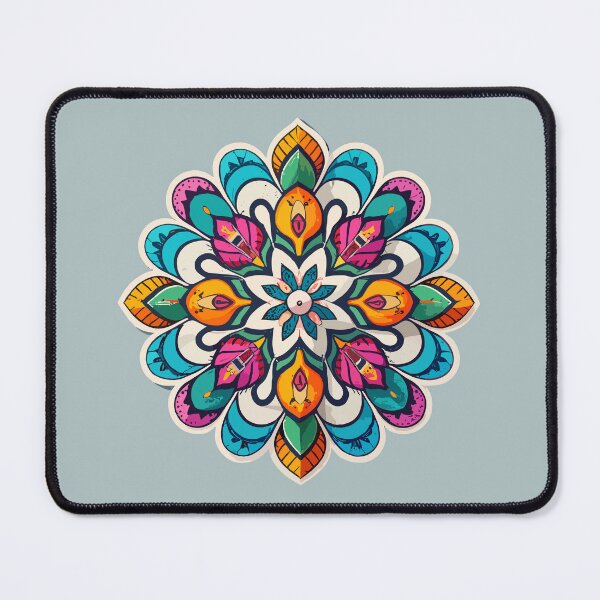 Item preview, Colorful Vibrant Rangoli Art-Design & Pattern designed and sold by Jollys-ArtShop.