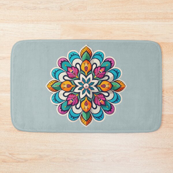 Item preview, Colorful Vibrant Rangoli Art-Design & Pattern designed and sold by Jollys-ArtShop.