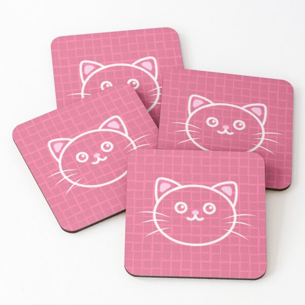 Item preview, Cute cat with a pink background designed and sold by TiffyChaa.
