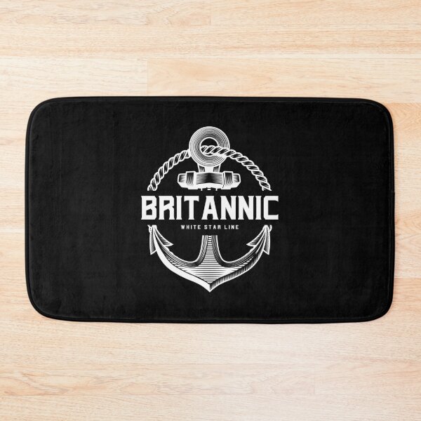 Item preview, Britannic Ocean Liner Anchor Themed Art Logo designed and sold by 67prints.