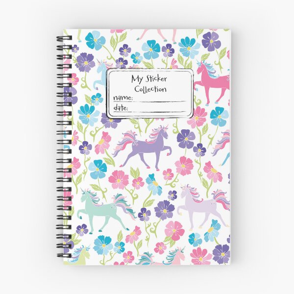 Item preview, Petal Prancer Unicorn Floral Sticker Collection designed and sold by ashleyniemeyer.