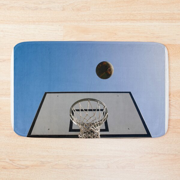 Item preview, Basketball Hoop and a Ball Against Blue Clear Sky designed and sold by Mats Silvan.
