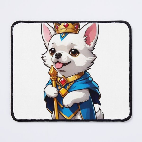 Item preview, dog with a crown and a scepter designed and sold by Karaz's Animal Kingdom.