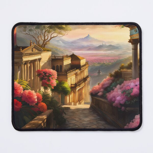 Item preview, Enchanted city landscape designed and sold by AIartistIT.