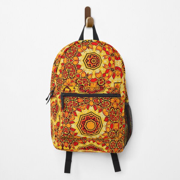 Item preview, Orange Mandala Abstract Ornaments Pattern designed and sold by JoeStylistic.