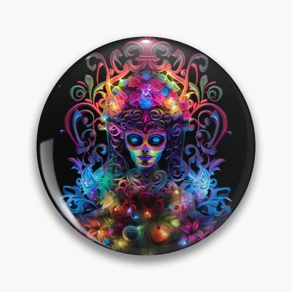 Item preview, “Magic Christmas Night: Neon Colors and Character” designed and sold by Art-Vortex-fr.