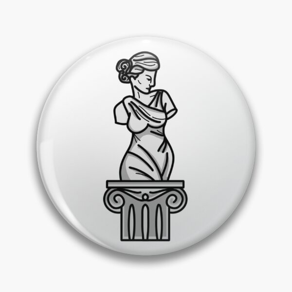 Item preview, Ancient Roman Greek Bust Sculpture designed and sold by radiantdark.
