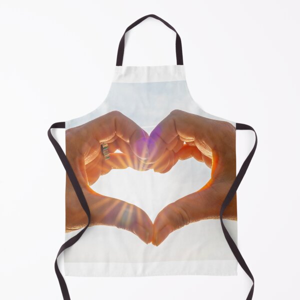 Item preview, Hands Making a Heart Shape Against the Sky with Sunbeam designed and sold by Mats Silvan.