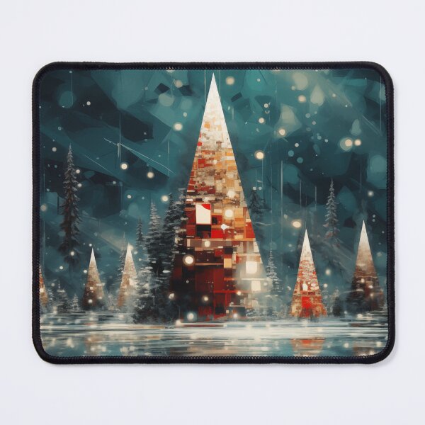 Item preview, Christmas tree green abstract motif designed and sold by PanoramaMedien.