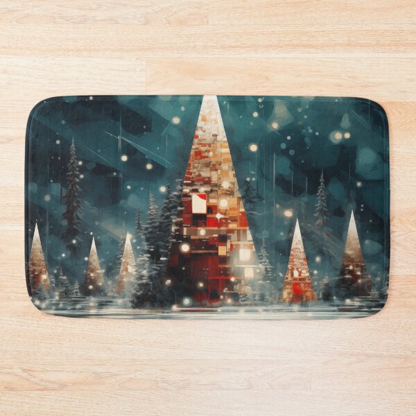 Item preview, Christmas tree green abstract motif designed and sold by PanoramaMedien.