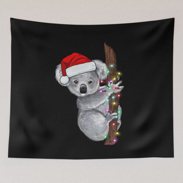 Item preview, xmas koala, xmas aussie, funny xmas with cutie koala designed and sold by NaaEchDesign ⭐⭐⭐⭐⭐.