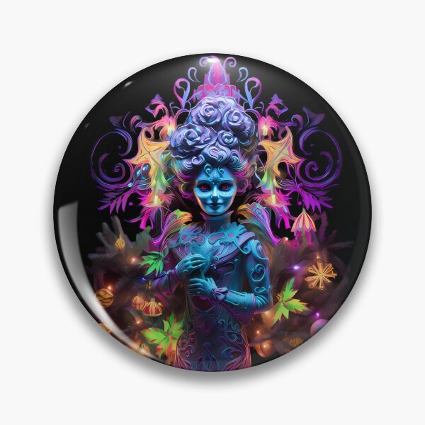 Item preview, “Magic Christmas Night: Neon Colors and Character” designed and sold by Art-Vortex-fr.