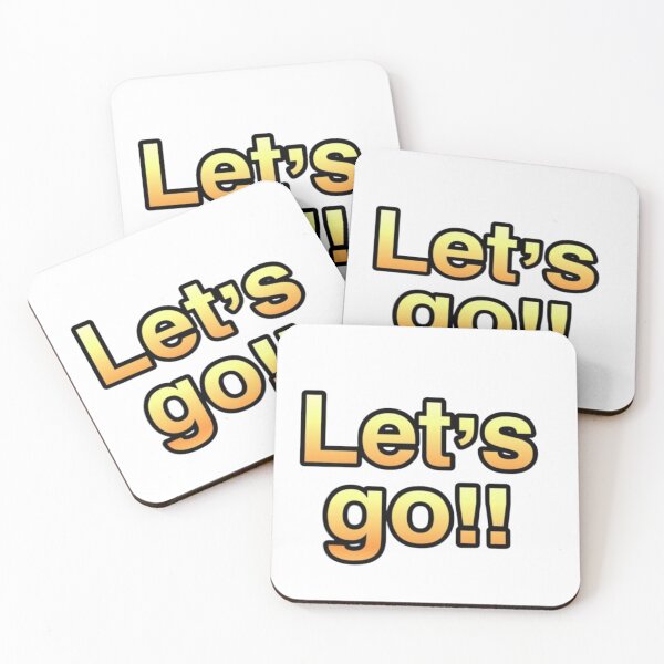 Item preview, Let's Go!: Embracing the Journey of Life with Enthusiasm and Excitement designed and sold by bkbh.