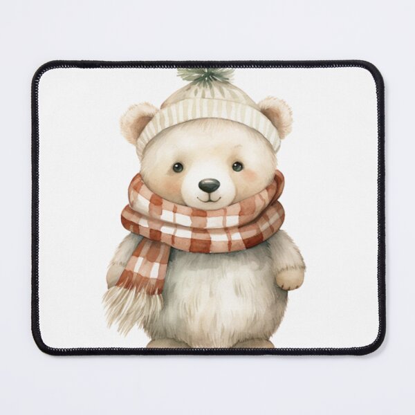 Item preview, A cute christmas white bear character designed and sold by lineblock.