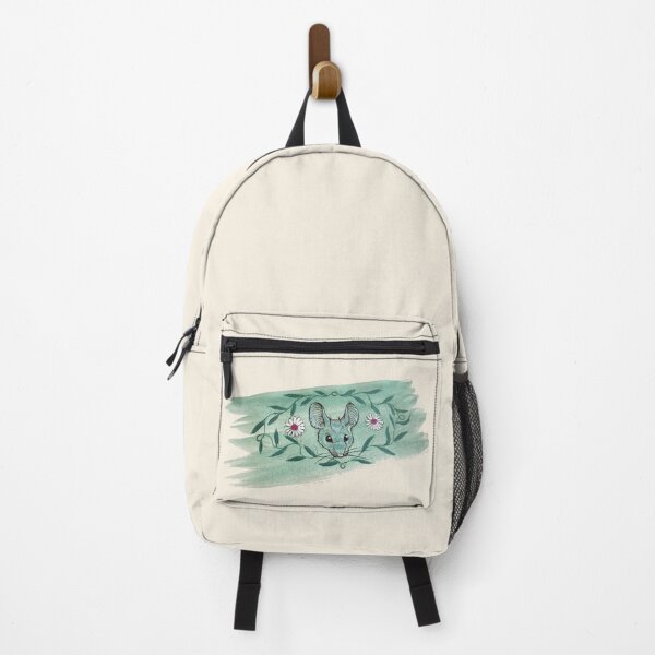 Item preview, Cute Painted Mouse Green Vines Daisies Design designed and sold by pinkart666.