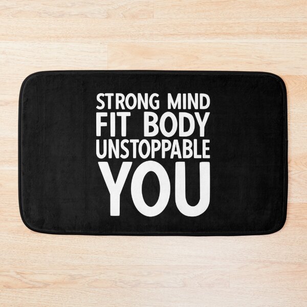 Item preview, Strong Mind Fit Body Unstoppable You Motivational Fitness designed and sold by YoungESC.