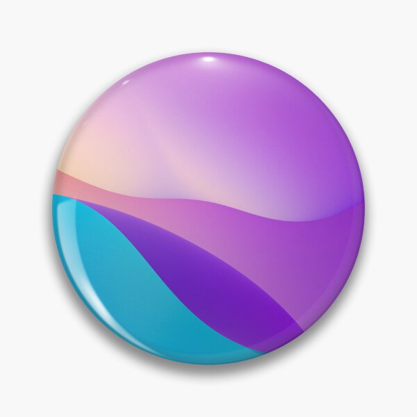 Item preview, Purple & Turquoise Blue Gradient Waves designed and sold by newburyboutique.