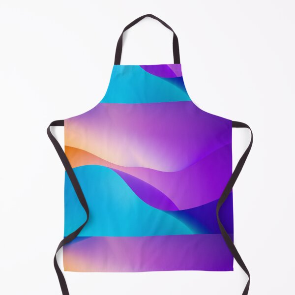 Item preview, Purple & Turquoise Blue Gradient Waves designed and sold by newburyboutique.
