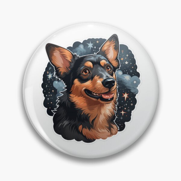 Item preview, Lancashire Heeler at night designed and sold by At-Brothers.