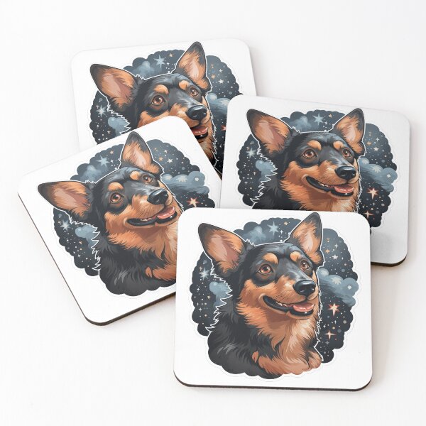 Item preview, Lancashire Heeler at night designed and sold by At-Brothers.