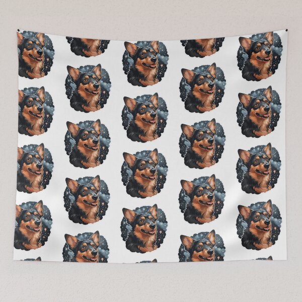 Item preview, Lancashire Heeler at night designed and sold by At-Brothers.
