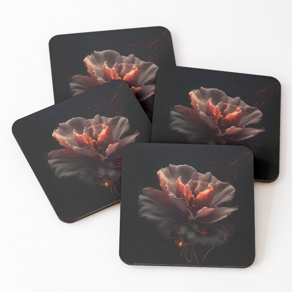 Item preview, Stunning abstract minimalist lava flowers designed and sold by dcrc.