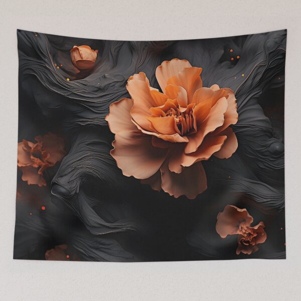 Item preview, stunning abstract minimalist lava flowers, designed and sold by dcrc.