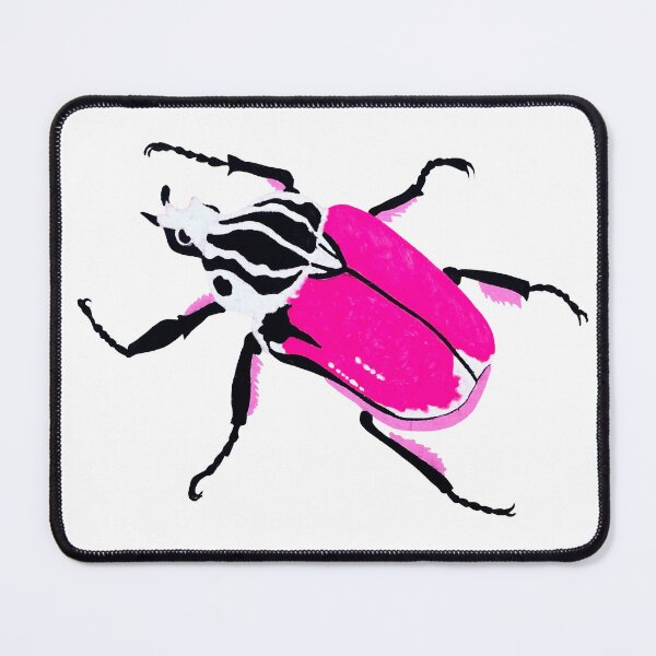 Item preview, Pink and black Goliath beetle designed and sold by Carmallama.