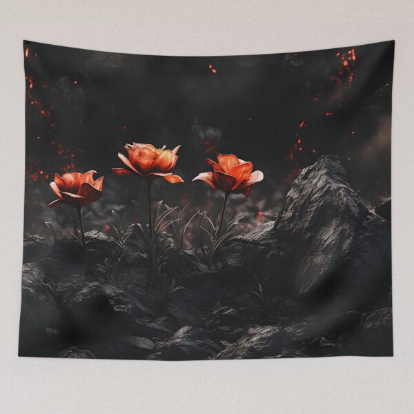 Item preview, stunning abstract minimalist lava flowers, designed and sold by dcrc.