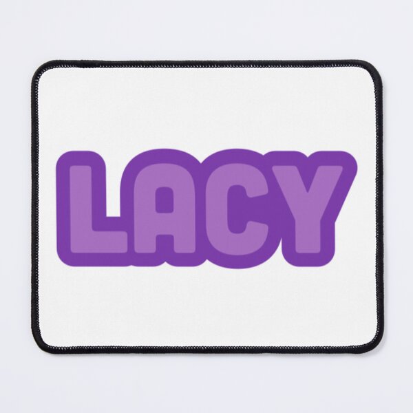 Item preview, Lacy Name Purple Letters designed and sold by radiantdark.