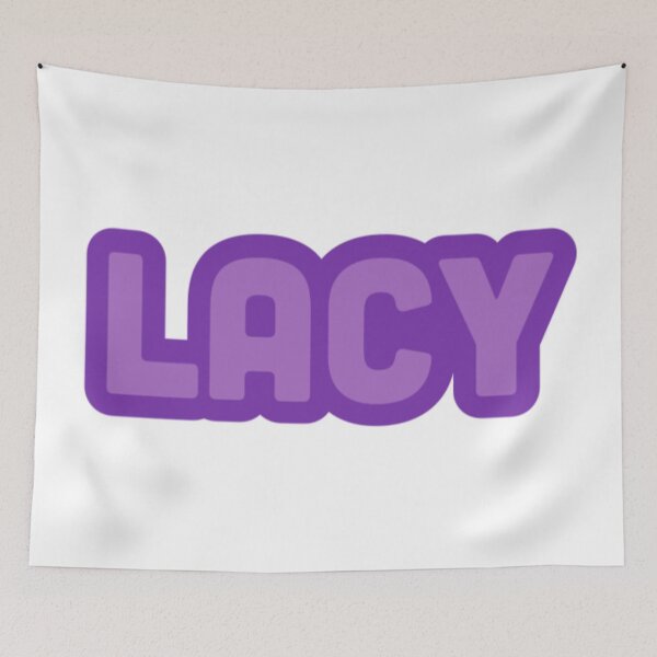Item preview, Lacy Name Purple Letters designed and sold by radiantdark.