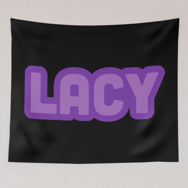 Item preview, Lacy Name Purple Letters designed and sold by radiantdark.