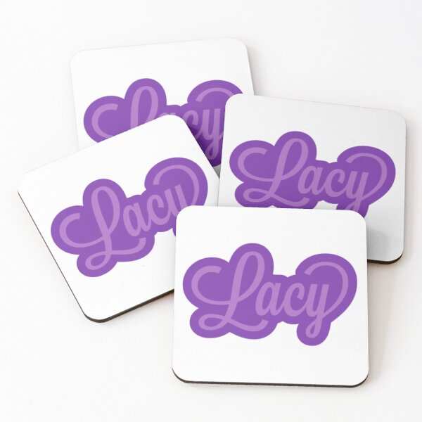 Item preview, Lacy Name Purple Letters designed and sold by radiantdark.