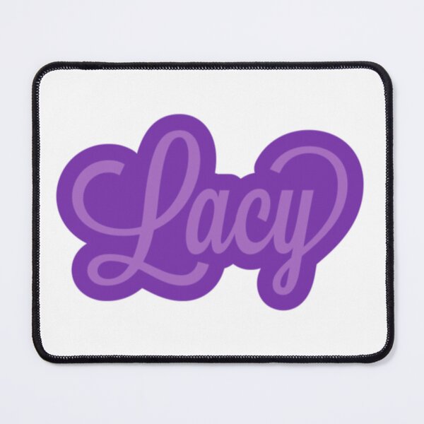 Item preview, Lacy Name Purple Letters designed and sold by radiantdark.