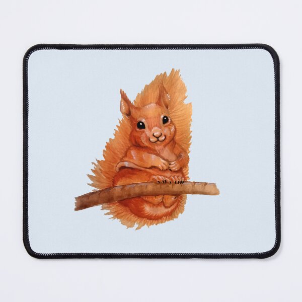 Item preview, Supercute Hand Painted Red Squirrel Design designed and sold by pinkart666.