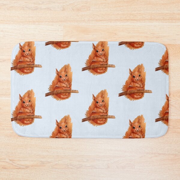 Item preview, Supercute Hand Painted Red Squirrel Design designed and sold by pinkart666.