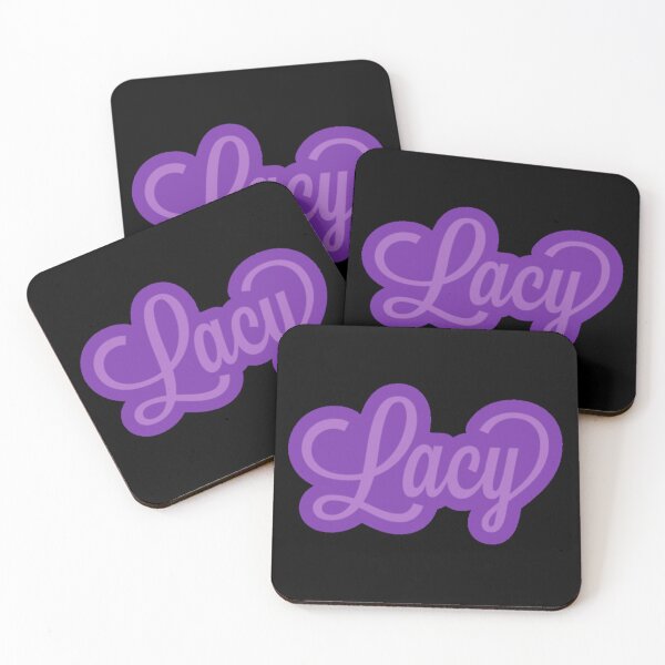 Item preview, Lacy Name Purple Letters designed and sold by radiantdark.
