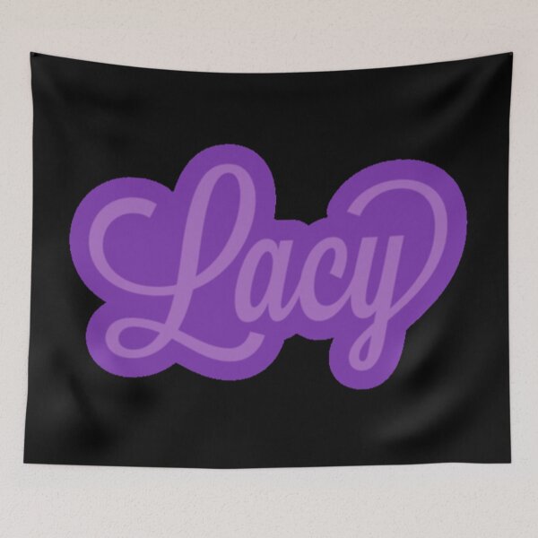 Item preview, Lacy Name Purple Letters designed and sold by radiantdark.