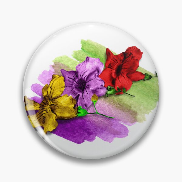 Artikelvorschau, Drei Aquarellblumen entworfen und verkauft von Aithlin123.