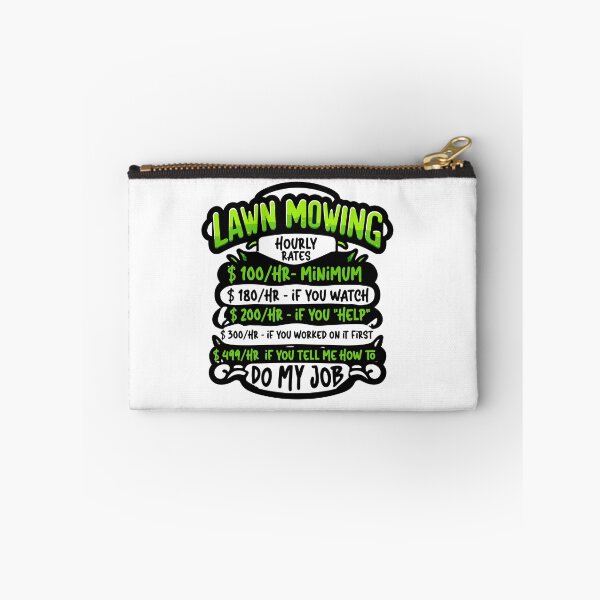 Item preview, LAWN MOWING HOURLY RATE - Witty Lawn Mower designed and sold by TeesYouWant.