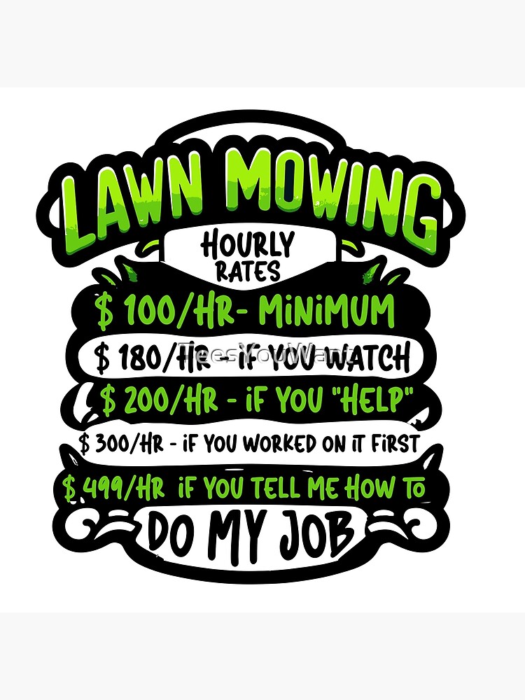 Hourly Rate Price For Lawn Mowing Cost Of Grass Cutting Service